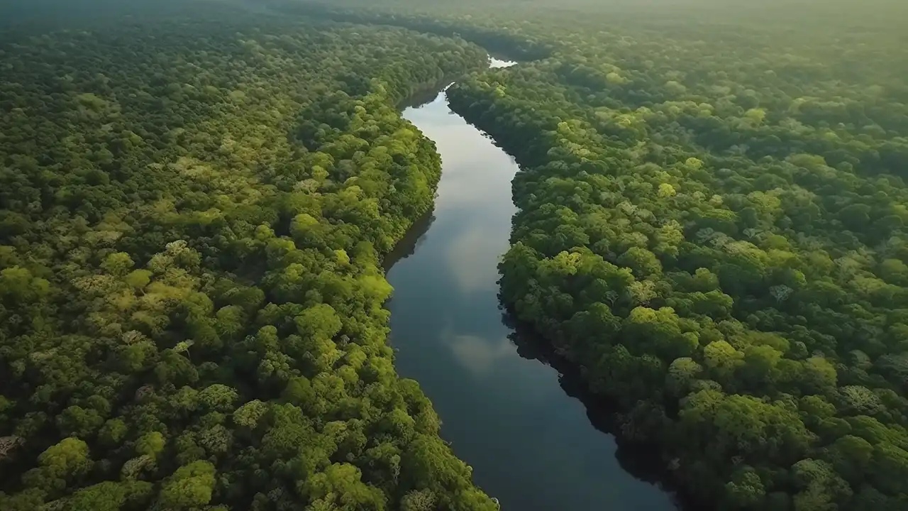 Gráfico mostrando a queda do desmatamento na Amazônia em 2025, a menor taxa em 10 anos, confirmada pelo sistema PRODES do INPE