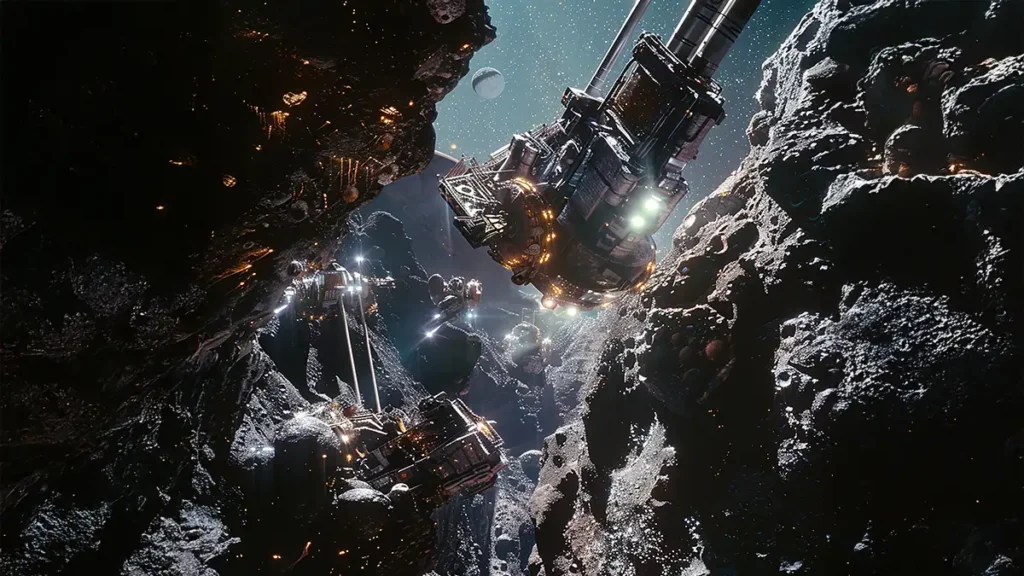 Mineração espacial e a nova corrida do ouro por recursos cósmicos em 2025.