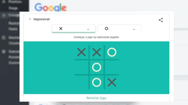 jogo da velha maluco do google